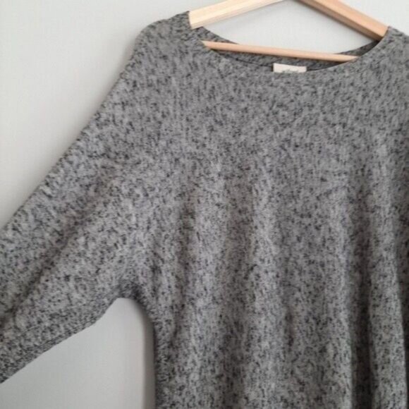 WILFRED Aritzia Dolman Sleeve Scoop Neck Top Gray Sz S Flawed - Picture 5 of 9